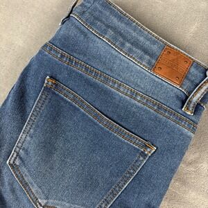 ELLEN TRACY Lizette Mid Rise Skinny‎ Women's Capri Jeans Blue Wash Size 8